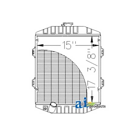 A & I Products Radiator 26.5" x23" x9.5" A-CH18416